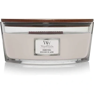 Afbeelding van WoodWick Geurkaars Ellipse Warm Wool 454 gr