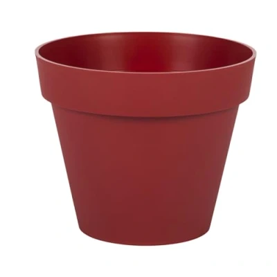 Afbeelding van Bloempot Toscane kunststof rood D20 x H17 cm 3 liter Bloempotten/plantenpotten