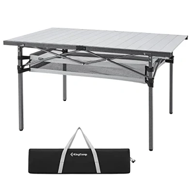 Afbeelding van KingCamp Opvouwbare campingtafel van aluminium voor 4 6 personen tot 80 kg