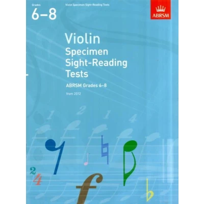 Afbeelding van ABRSM Sight Reading Violin Specimen Tests, Grades 6 8