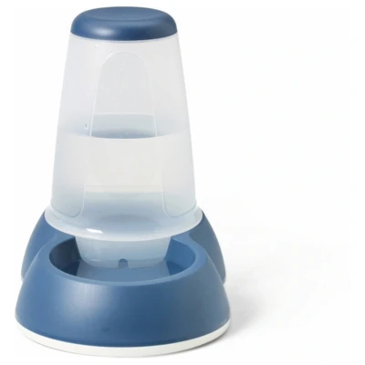 Afbeelding van Savic Water Silo Transparant&amp;Petrol Hondenvoerbak 32.5x21.5x29 cm