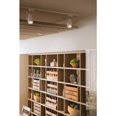 Afbeelding van SLV Euro 153851 230V railsysteem lamp 3 fasig GU10 25 W Halogeen, LED Wit