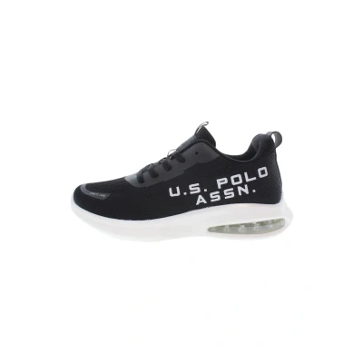 Afbeelding van U.S. Polo Assn. Active Sneakers laag, Heren, Maat: 45, Schwarz Textiel/ synthetisch
