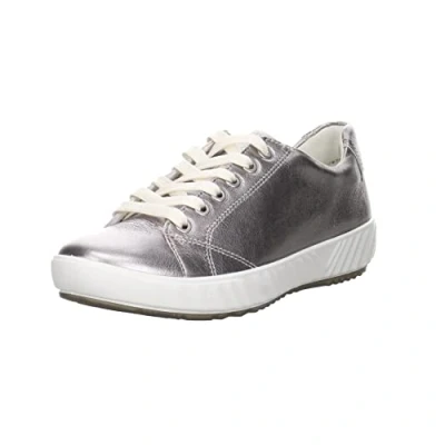 Afbeelding van Ara 12 13640 27 zilver sneaker leer