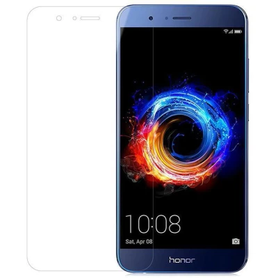 Afbeelding van Cadorabo Screenprotector geschikt voor Honor 8 PRO Pantser film Beschermende in KRISTALHELDER Geharde (Tempered) display beschermglas 9H hardheid met 3D Touch