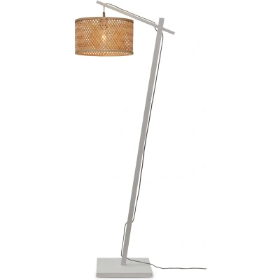 Afbeelding van GOOD&amp;MOJO Vloerlamp Java Bamboe Zwart 58x32x150cm Bruin