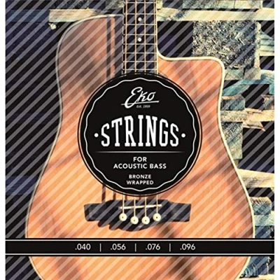 Afbeelding van EKO ABB4096M snarenset brons akoestische basgitaar 40 56 76 96