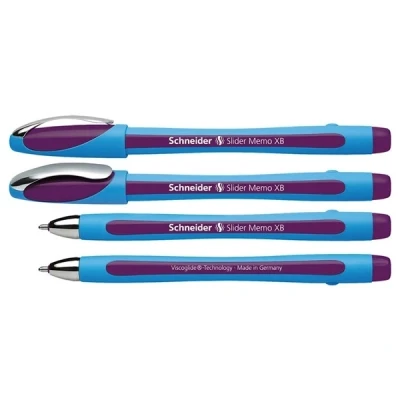 Image de Stylo à bille Schneider Slider Memo XB Violet