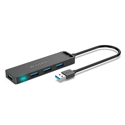 Afbeelding van Hub USB Vention CHLBB Zwart (1 Stuks)