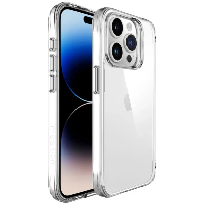 Afbeelding van iMoshion Hoesje Geschikt voor iPhone 15 Pro Stand Backcover Transparant