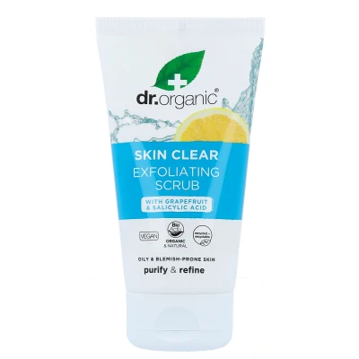 Afbeelding van 6x Dr. Organic Skin Clear Exfoliërende Scrub 150 ml