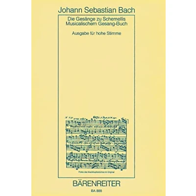 Afbeelding van Schemelli Gesangbuch High Voice