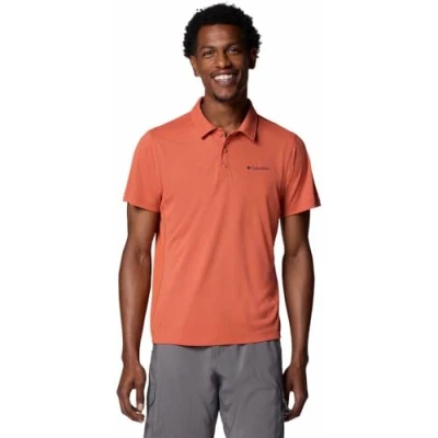 Afbeelding van Columbia Men&#039;s Zero Rules Light Polo, Technical Polo Shirt, Tuscan, S