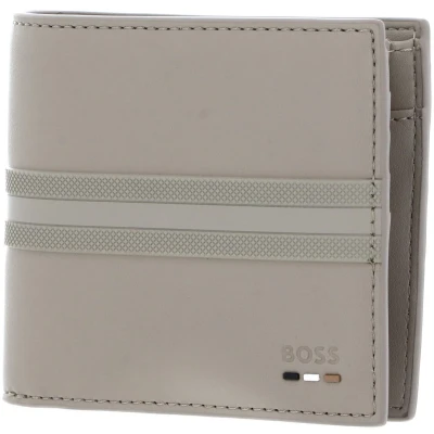 Afbeelding van BOSS RAY COIN Portemonnee, Heren, Maat: One Size, Dark beige