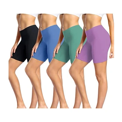 Afbeelding van Wirarpa Fietsbroek voor dames, hoge taille, katoen, maat S tot 5XL