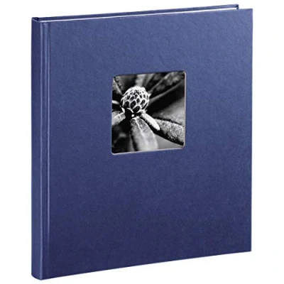 Image de Hama Album Photo &quot;Fine Art&quot; (format 29 x 32 cm, 50 pages blanches, sans spirale) Bleu