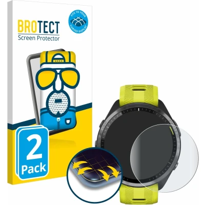 Afbeelding van BROTECT Screenprotector voor Garmin Forerunner 965 Folie Beschermfolie matte volledig dekking (2 Stuks)
