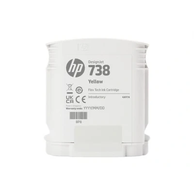 Afbeelding van HP DESIGNJET 738 cartridge, geel, 130 ml
