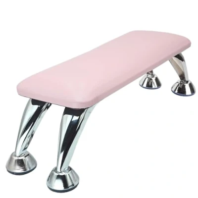 Afbeelding van Roze manicurekussen Nagelkussen Nagelsteun Handkussen voor manicure beginners Nagelstandaard Antislip lederen technicus tafel Bureau nail art