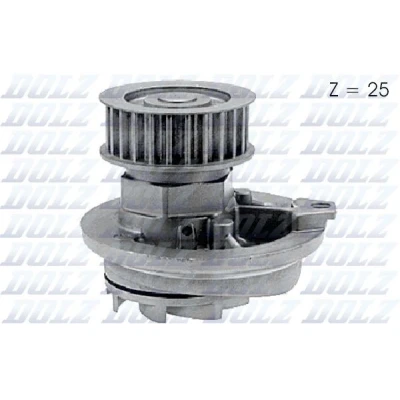 Afbeelding van DOLZ O137 Waterpomp 25 Met riemschijf OPEL: Omega B Caravan, Saloon, Kadett E CC