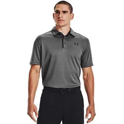 Afbeelding van Under Armour TECH Poloshirt, Heren, Maat: 3XL, Grey
