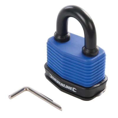 Afbeelding van Silverline Waterbestendig combinatie hangslot 50 mm
