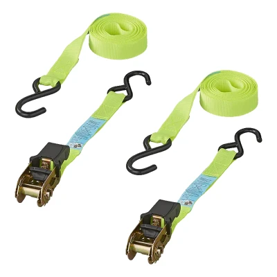 Afbeelding van Pro Plus Spanband met Ratel Inclusief 2 Haken Groen 25 mm x 5 meter stuks