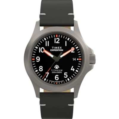 Afbeelding van Timex Expedition North Field Post TW2W78000 Horloge Leer Zwart Ø 38 mm
