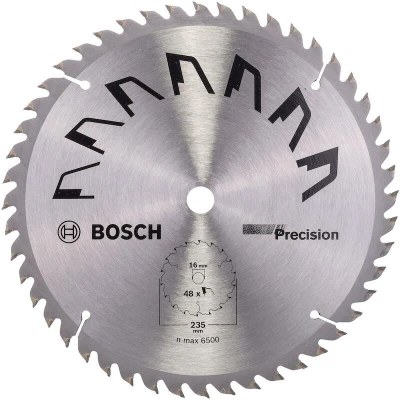 Afbeelding van Bosch Accessories Precision 2609256881 Hardmetaal cirkelzaagblad 235 x 16 mm Aantal tanden: 48 1 stuk(s)