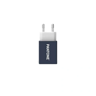 Afbeelding van Lichtnetadapter met 1 USB poort, Blauw Celly Pantone