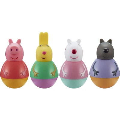 Afbeelding van Peppa Pig Weebles figurenset en vrienden 4 stuks