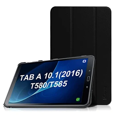 Afbeelding van Fintie Case voor Samsung Galaxy Tab A 10.1 2016, super dunne lichtgewicht beschermhoes met standfunctie cover geschikt 10,1 inch T580N / T585N, zwart