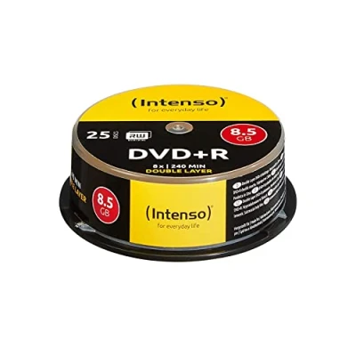 Image de Intenso 25 x DVD+R DL 8.5 Go 8x spindle