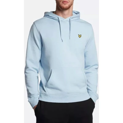 Afbeelding van Lyle and Scott Hoodie Lichtblauw maat XL Heren met Modern fit Pasvorm Duurzaam Suitable Herenkleding