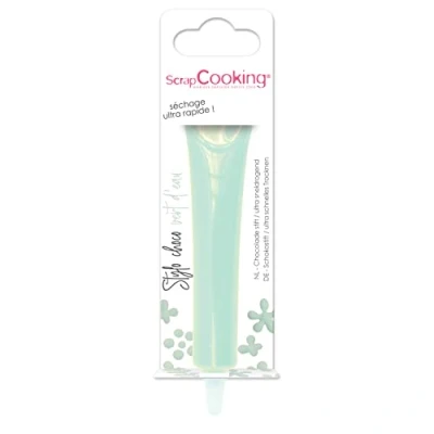 Afbeelding van ScrapCooking Watergroene chocostift Voedselpen Voor gebak, 25 g Eetbare decoratieve pen Schrijven en tekenen op desserts, cakes koekjes verjaardagen 6815
