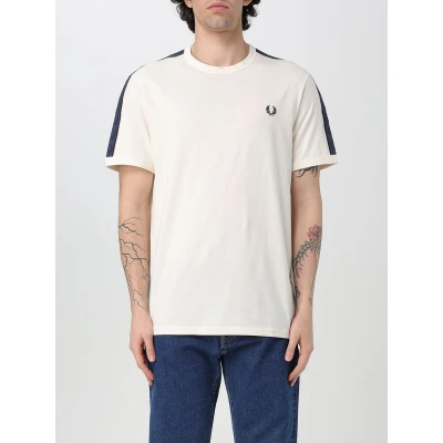 Afbeelding van Fred Perry Tshirt print, Heren, Maat: XXL, Blanc