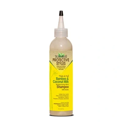 Afbeelding van Taliah Waajid Protective Styles Thick And Full Bamboo Coconut Milk Moisturizing Mint Shampoo 237ml