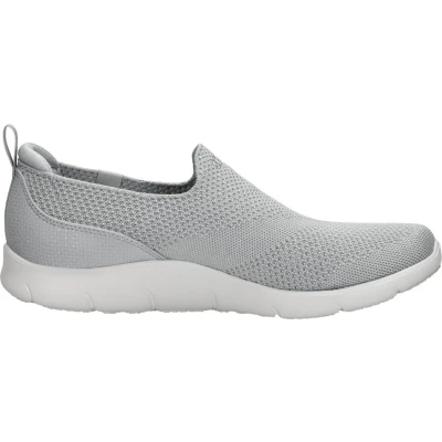Afbeelding van Skechers Instappers, Dames, Maat: 37, Donkergrijs Kunststof/ textiel