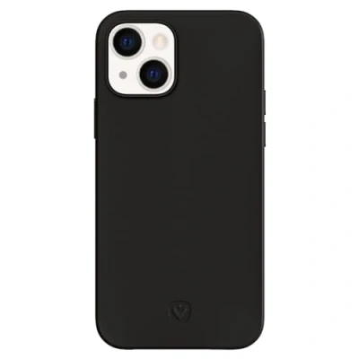 Afbeelding van Valenta Leather Back Cover Snap Luxe Apple iPhone 13 Black