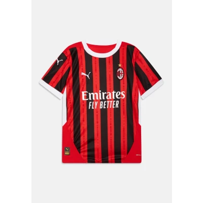 Afbeelding van Puma AC Milan HOME Replica JR Unisex Tshirt print voor kinderen, Maat: 140, For all time red/black