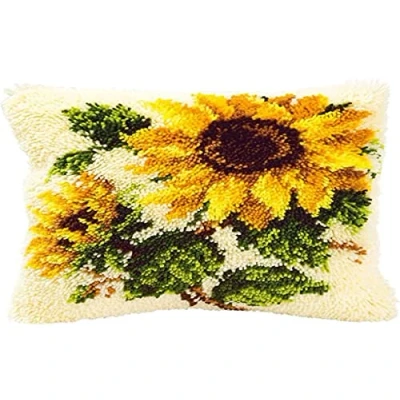 Afbeelding van Smyrna knoopkussen zonnebloemen 0014168