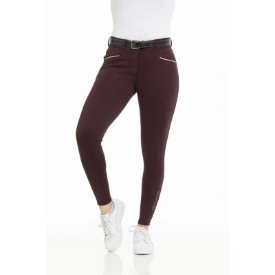 Image de EQUITHÈME Pantalon d&#039;Équitation Claudine Bordeaux EU 38