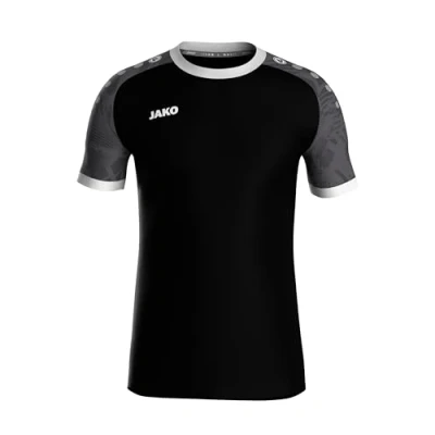 Afbeelding van JAKO Iconic Tshirt print, Heren, Maat: 44, Schwarz/anthrazit