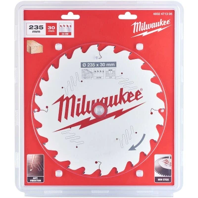 Afbeelding van Milwaukee cirkelzaagblad P W 235x30x2,4x24ATB