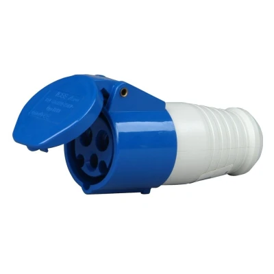 Afbeelding van Kopp CEE contrastekker IP44 3P 16A 250V blauw