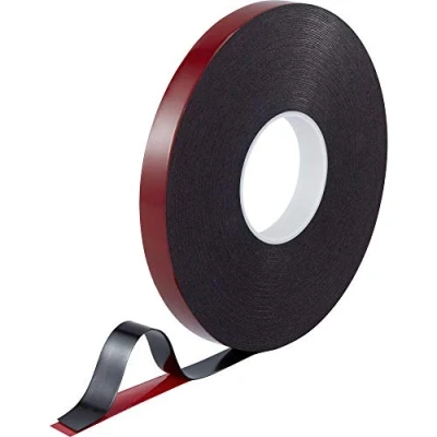 Afbeelding van TOOLCRAFT 93038c185 Dubbelzijdige tape Rood/zwart (l x b) 30 m 20 mm 1 stuk(s)