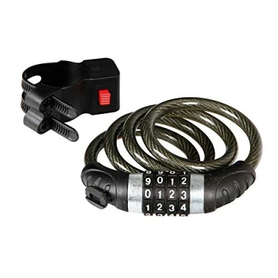 Afbeelding van Lampa Fietsslot Kabelslot Cijferslot 100cm Met Framehouder
