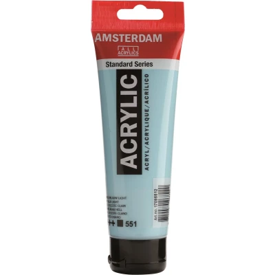 Afbeelding van Amsterdam Standard Series Acrylverf Tube 120 ml Hemelsblauw Licht 551