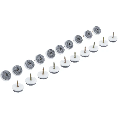 Afbeelding van BGS Viltglijderset met schroeven Ø 24 mm 20 delig