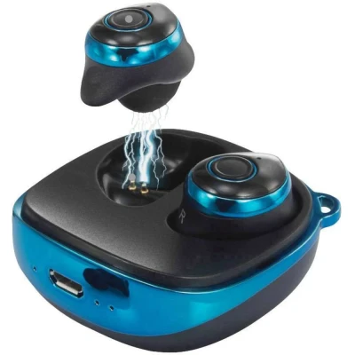 Afbeelding van Renkforce RF BTK 200 In Ear oordopjes Bluetooth Blauw, Zwart Headset